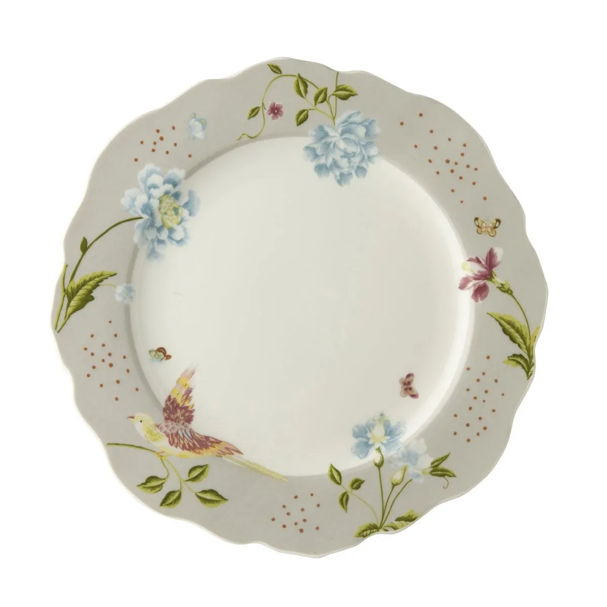 Laura Ashley Heritage 24,5cm nieregularny talerz porcelanowy W180450 Cobblestone Uni
