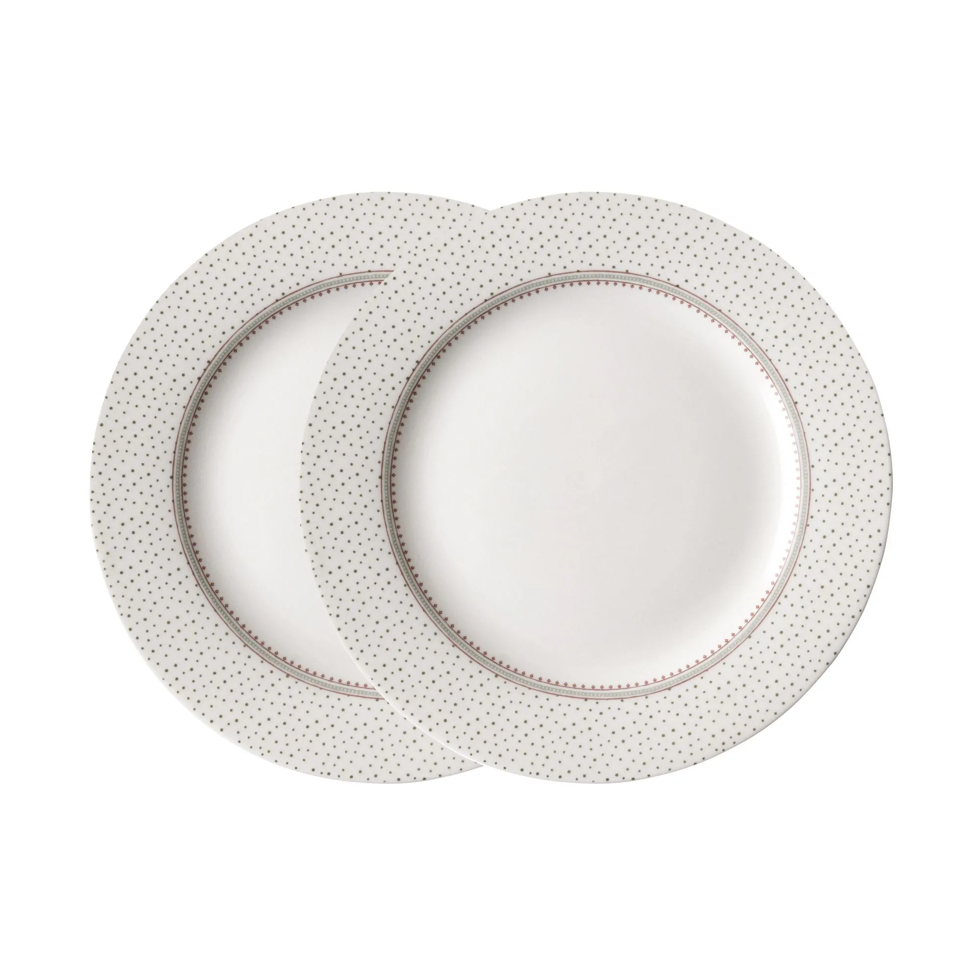 Laura Ashley Wild Clematis zestaw 2 talerzyków deserowych 20 cm z porcelany W182934