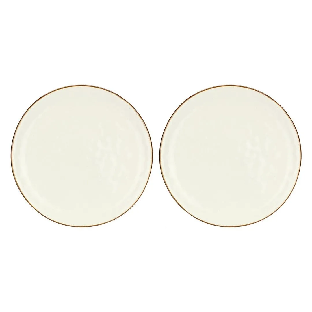 ROSE&TULIPANI CONCERTO IVORY Zestaw 2 talerzy do pizzy 33 cm