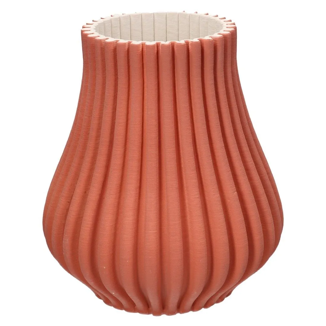 RITUALI DOMESTICI LINO Brązowy wazon 28 x 25 cm