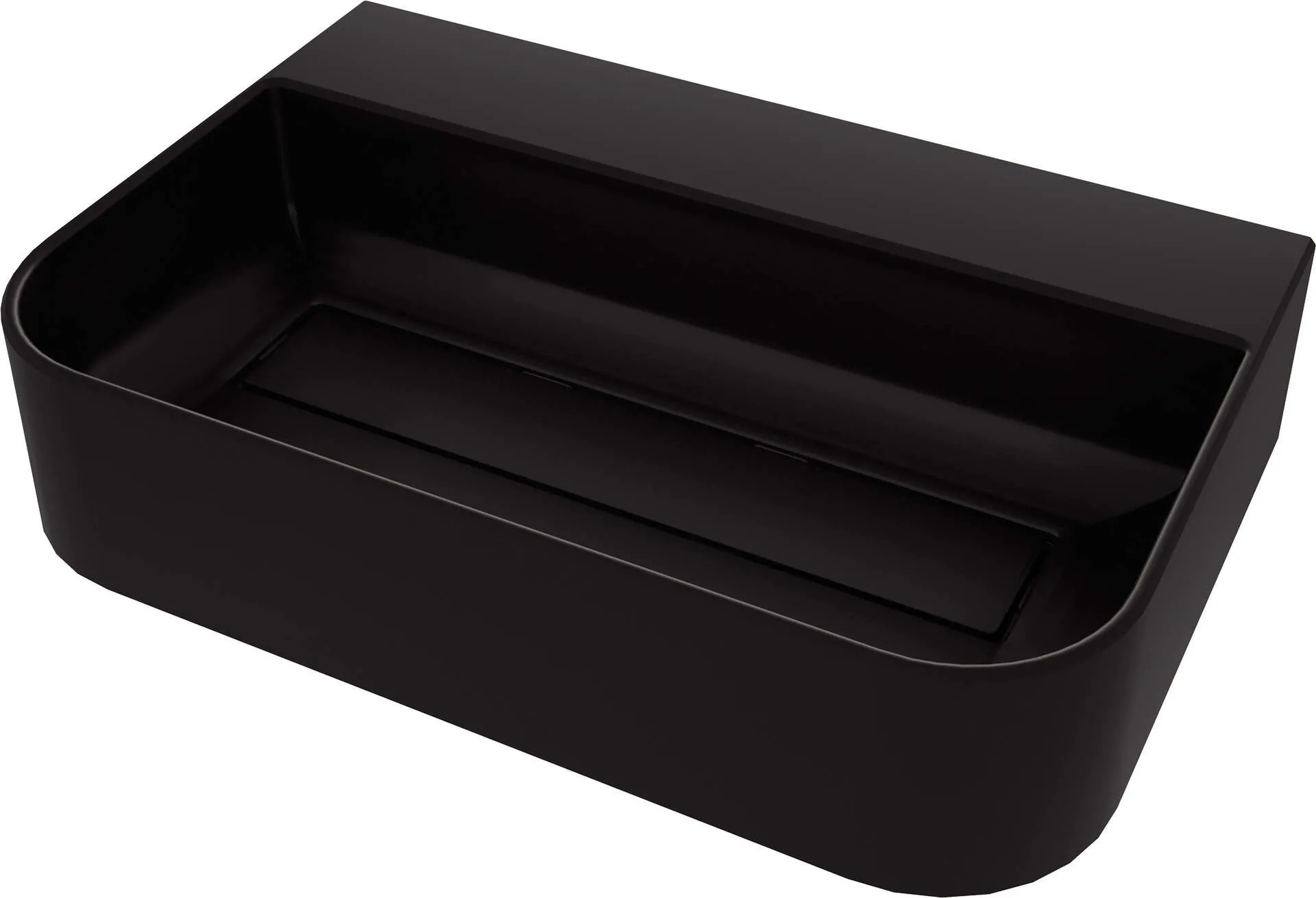 Deante Umywalka granitowa nablatowa z miejscem na baterię - z maskownicą