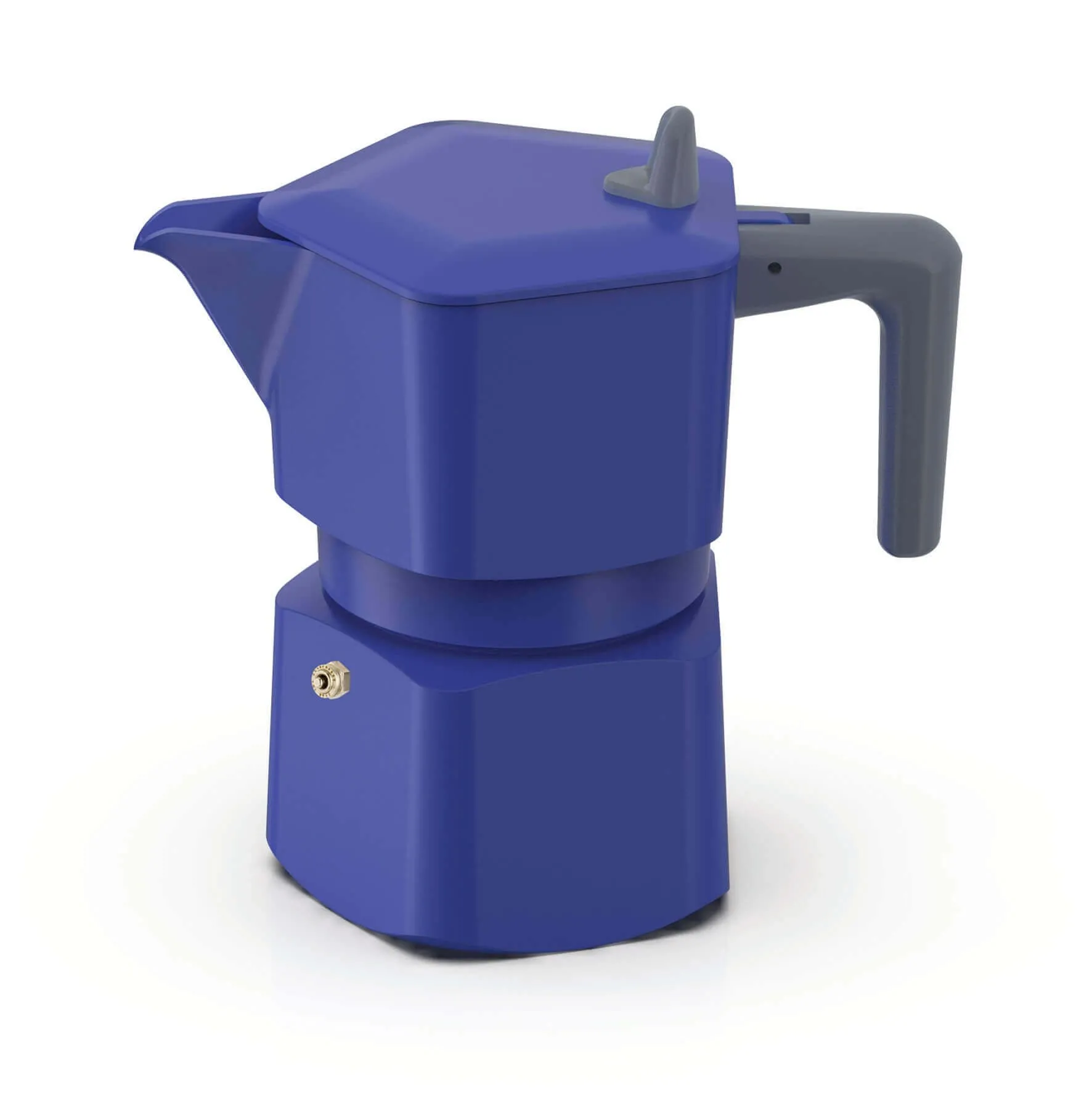 PEZZETTI PENTAEXPRESS Emaliowana kawiarka (6 filiżanek) - Granatowy