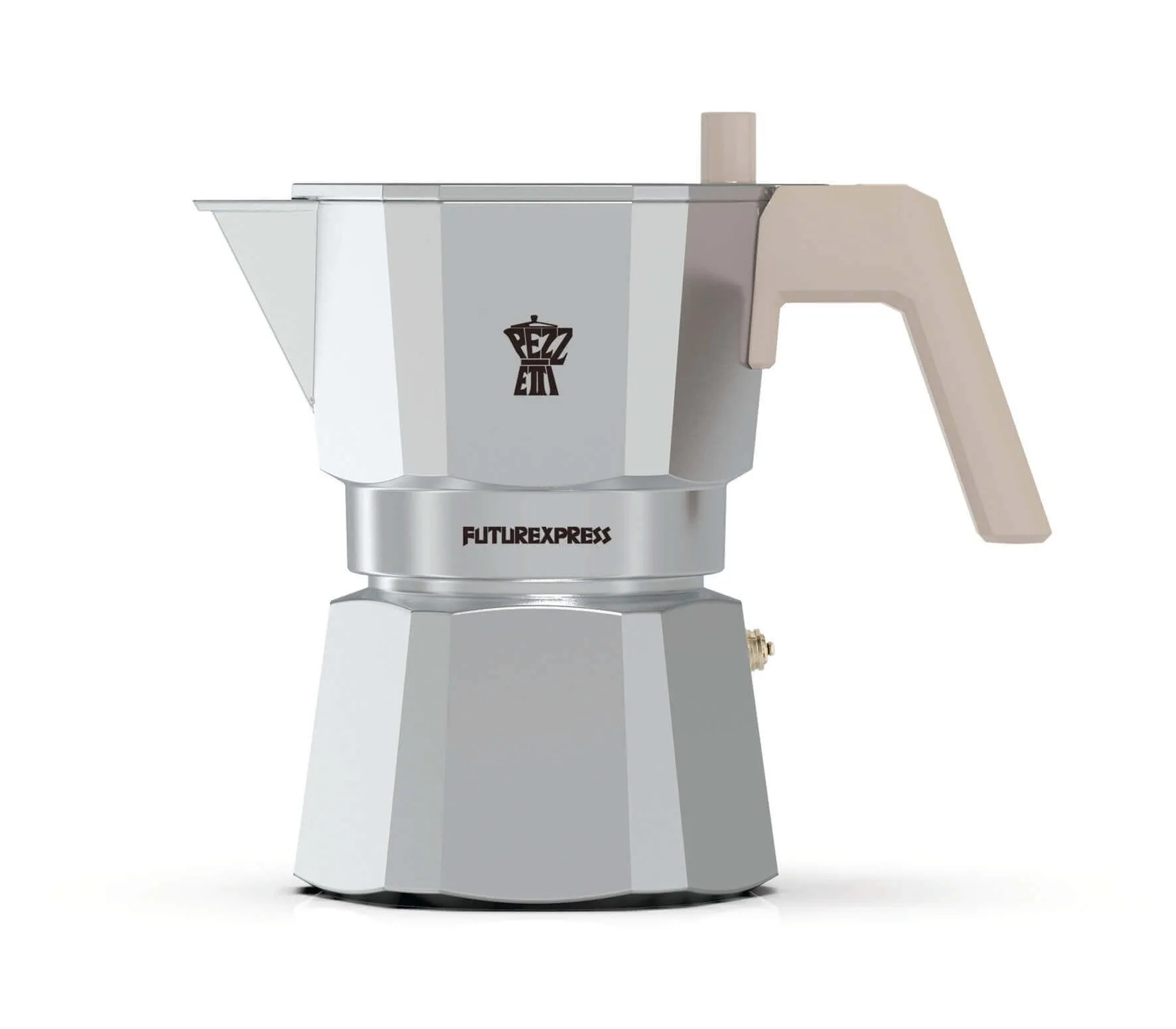 PEZZETTI FUTUREXPRESS Aluminiowa kawiarka (3 filiżanki) - Srebrny