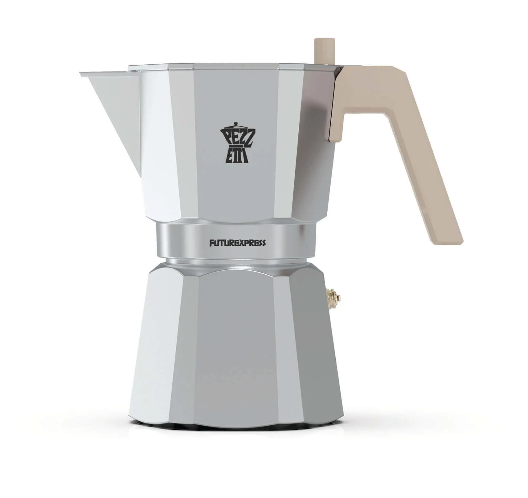 PEZZETTI FUTUREXPRESS Aluminiowa kawiarka (6 filiżanek) - Srebrny