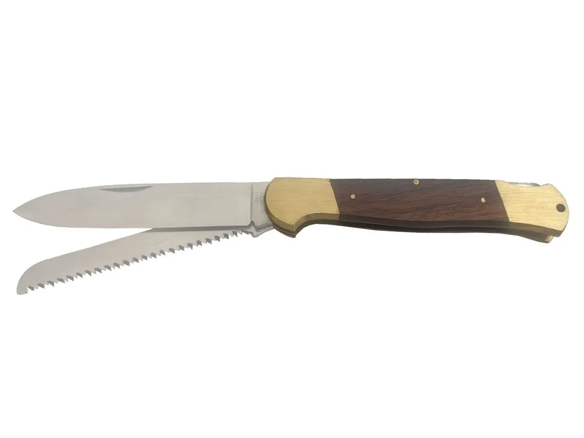 Jaguar FOLDING WOOD HANDLE 2 BLADES 130