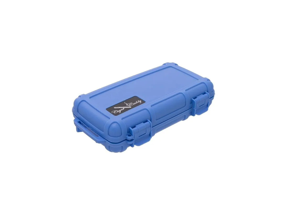 Cigar Caddy UMIDIFICATORE DA VIAGGIO 5 SIGARI  BLUE