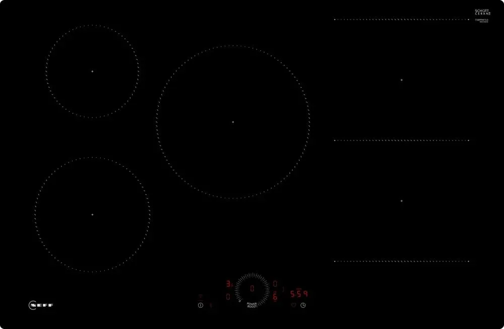 Neff T58PHW1L0 Płyta indukcyjna 80cm do zabudowy na równi z blatem