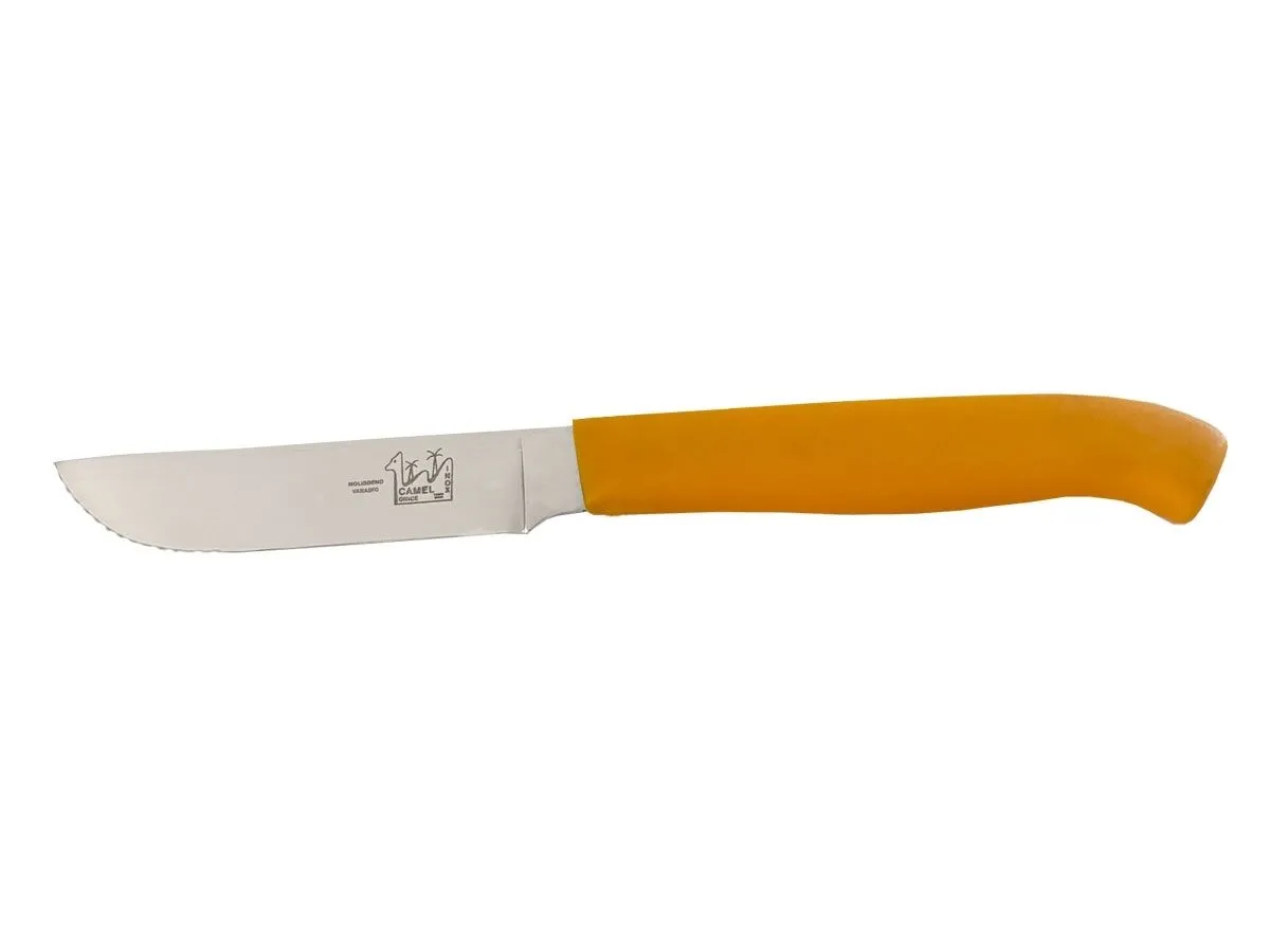 CAMEL STEAK KNIFE PVC HANDLE Yellow
