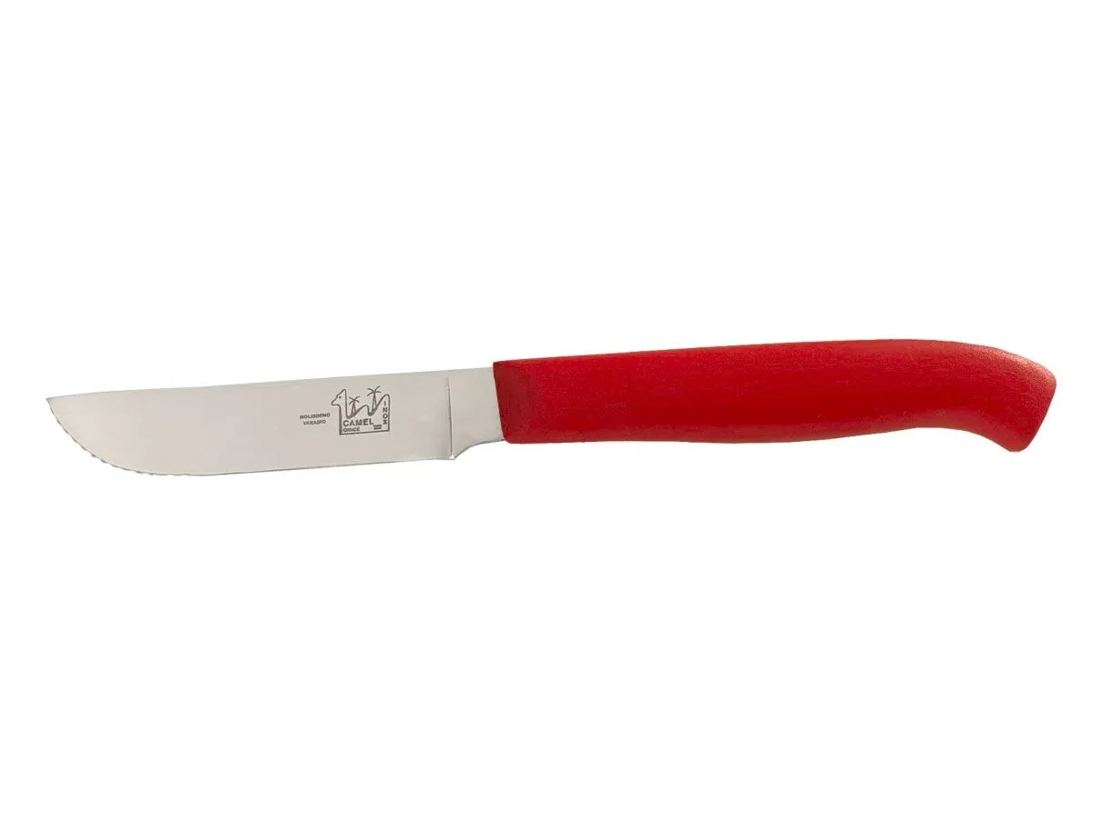 CAMEL STEAK KNIFE PVC HANDLE Red