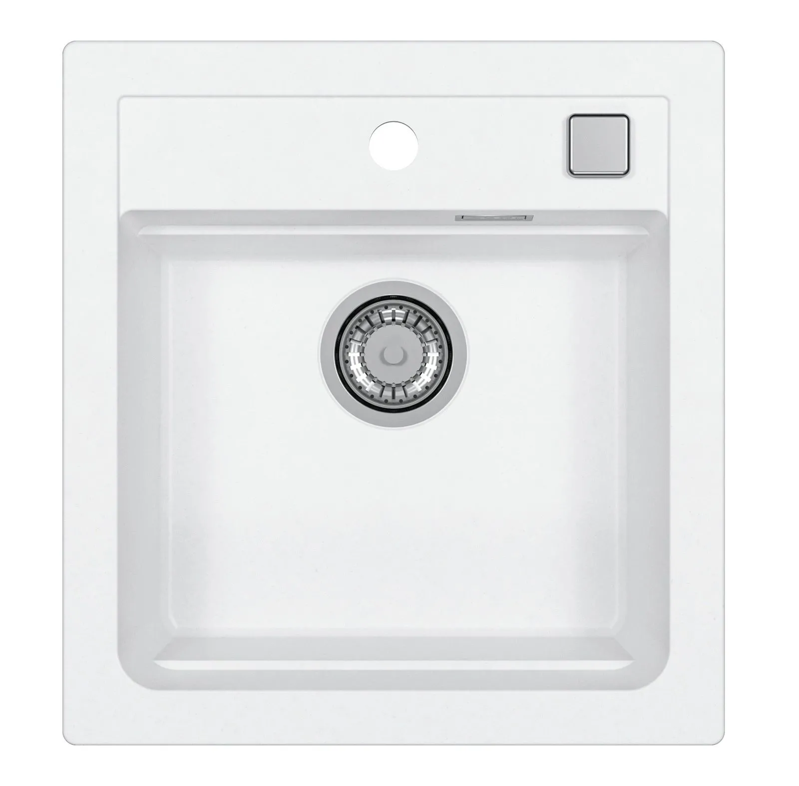 Alveus ATROX 20 kol. 11 BIAŁY  zlew Granital 1 kom. z syfonem POP-UP 3 1/2"