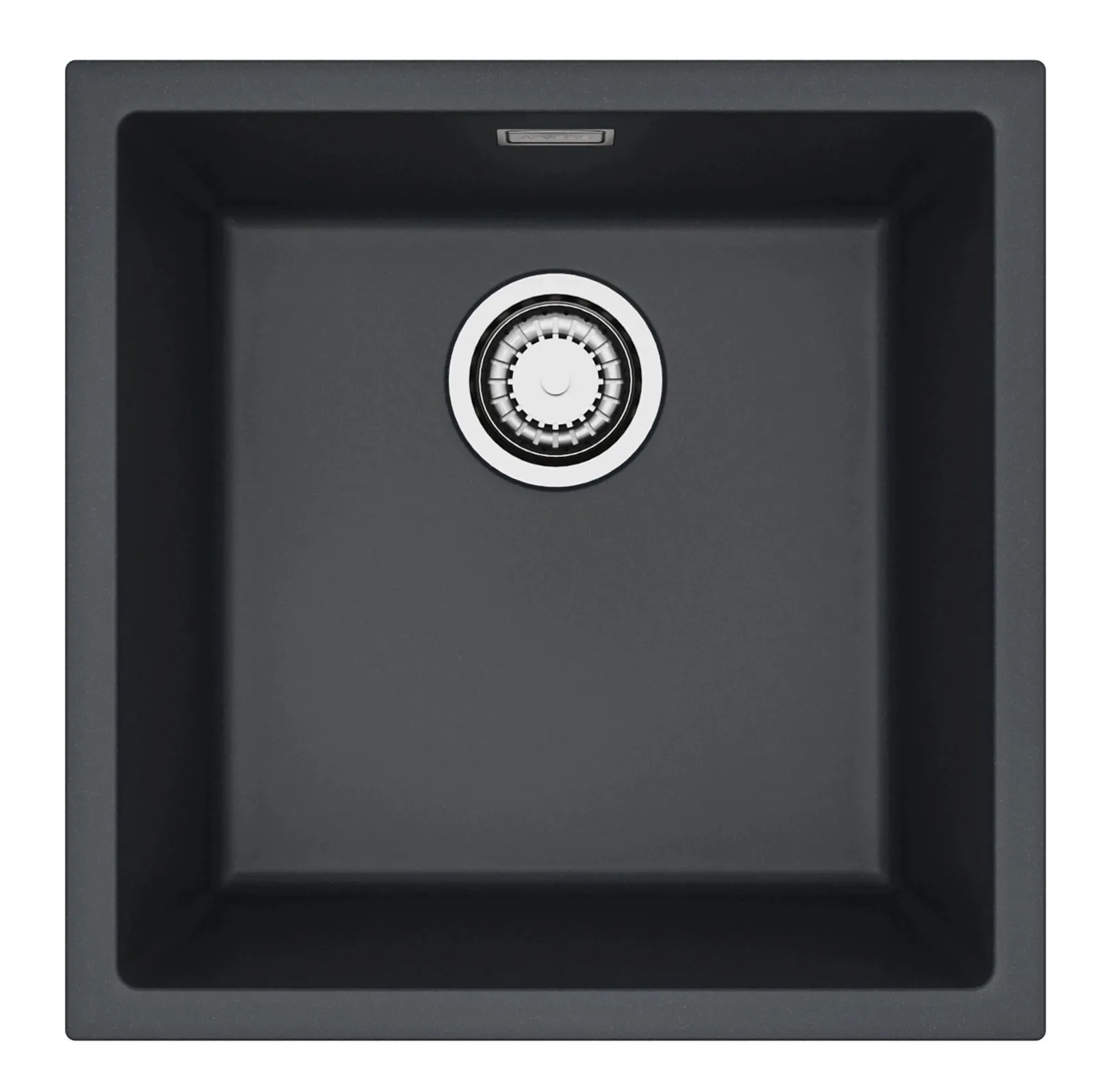 Alveus OMNI 20 G91 czarny (45x45) 1 kom. z syfonem sat. + ściereczka