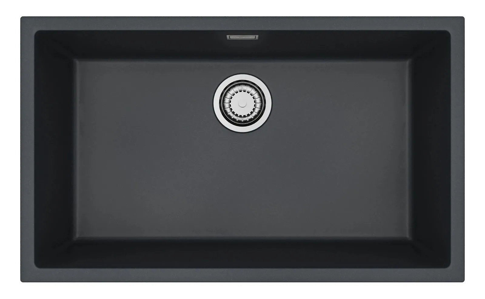 Alveus OMNI 40 G91 czarny (45x75) 1 kom. z syfonem sat. + ściereczka