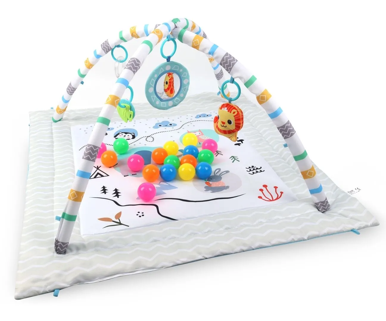 TinyMini JL656-2A Mata edukacyjna 2w1 Zabawa w Górach