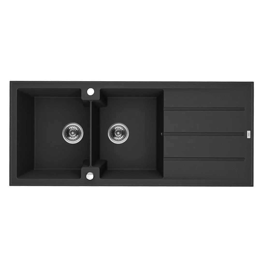 LAVEO Canaria - zlewozmywak 2-komorowy z ociekaczem