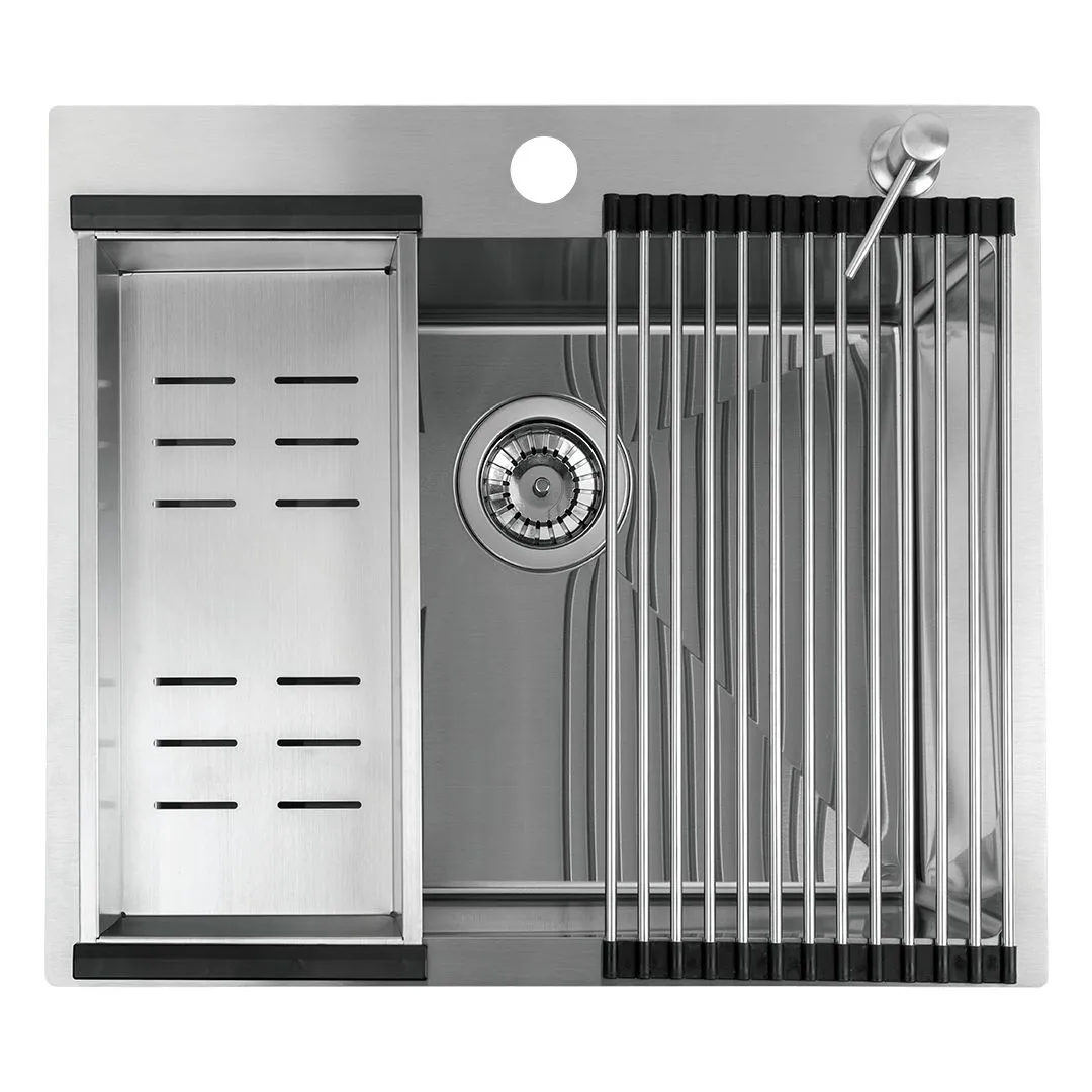 LAVEO Malawi - zlewozmywak 1-komorowy, zestaw z akcesoriami