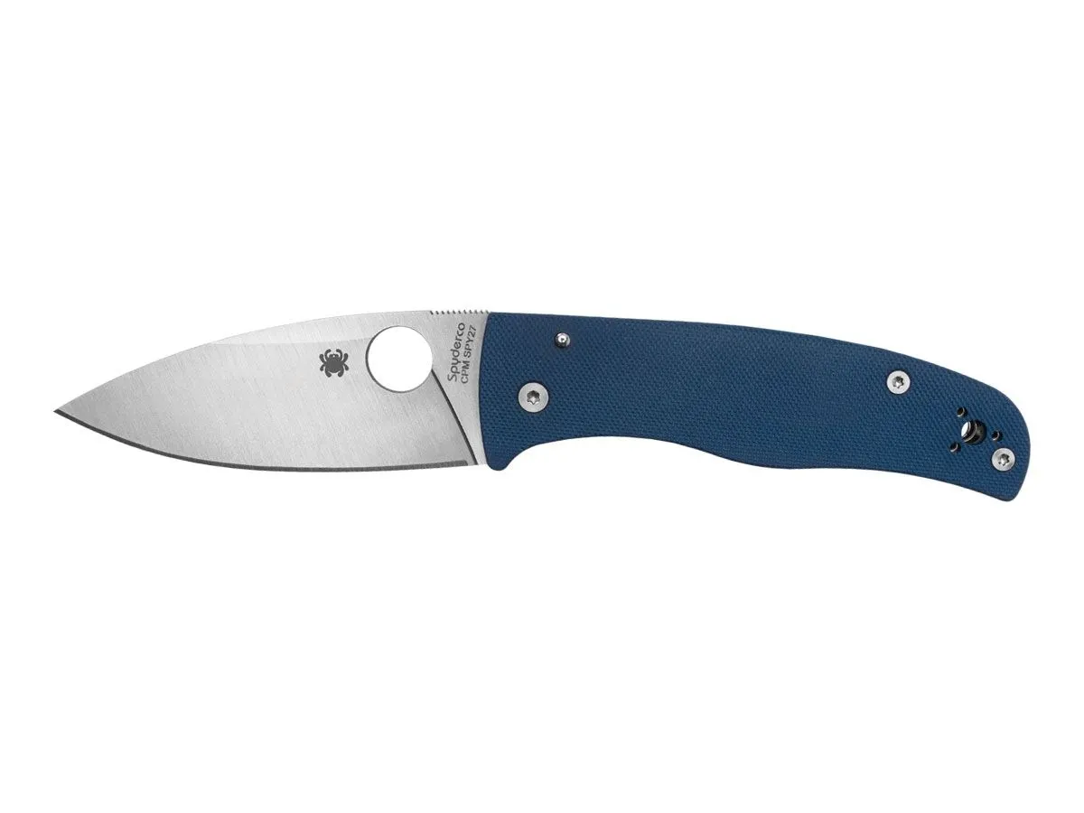 Spyderco BODACIOUS G-10 COBALT BLUE SPY27 PLAIN C263GPCBL
