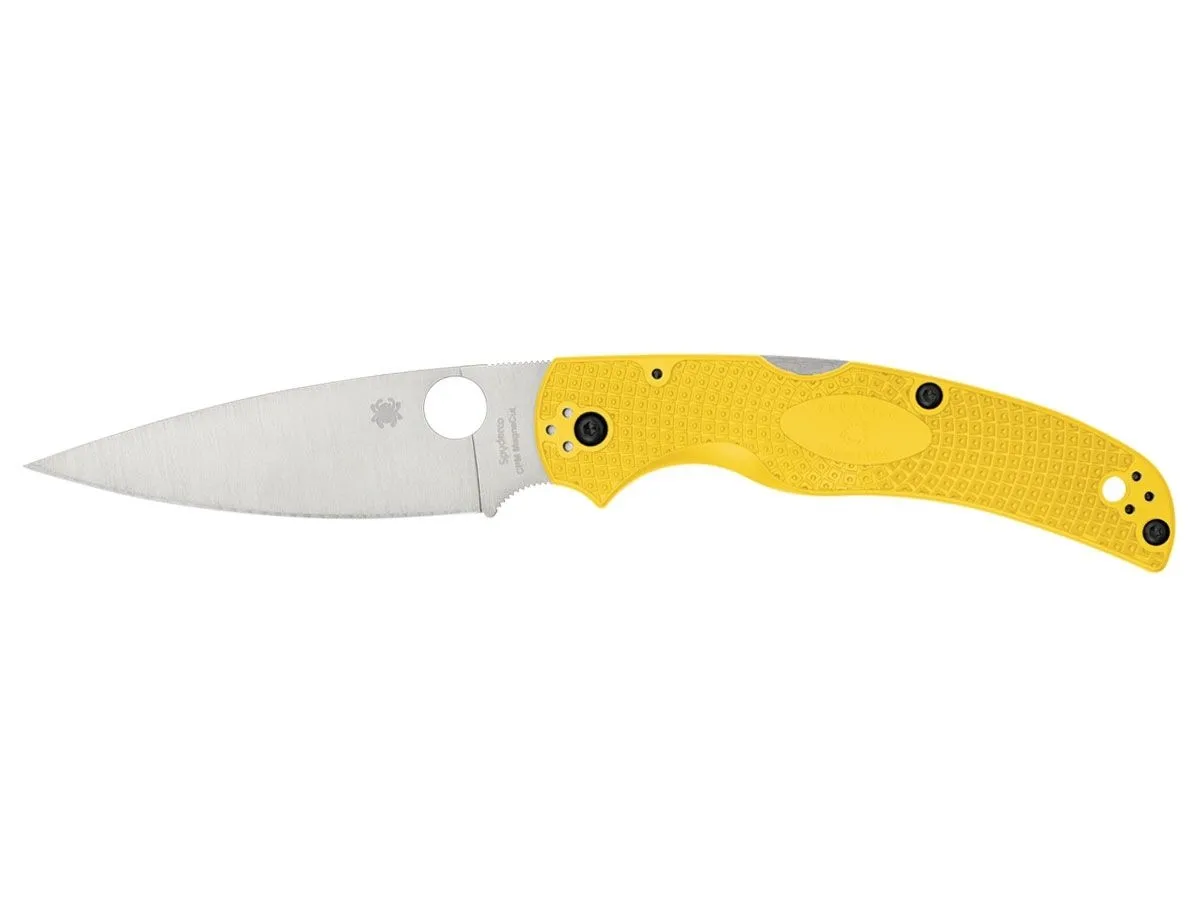 Spyderco NATIVE CHIEF SALT YELLOW PLAIN MAGNACUT C244PYL