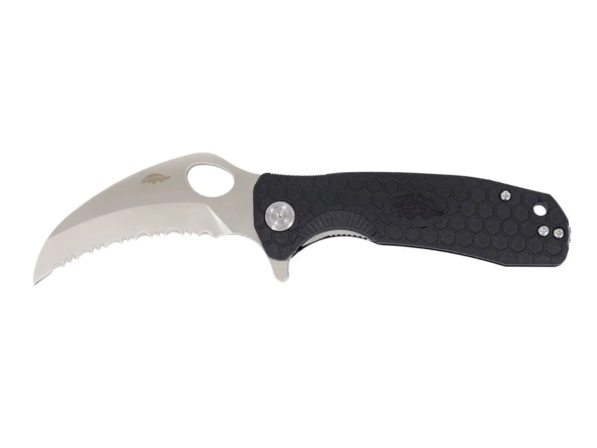 Honey Badger HB1111 CLAW LARGE SERRATED Black