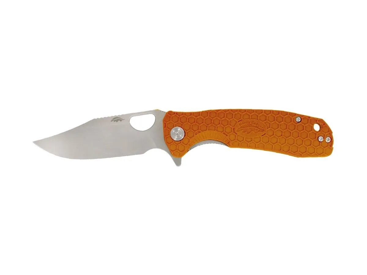 Honey Badger HB4074 CLIP POINT MEDIUM Orange