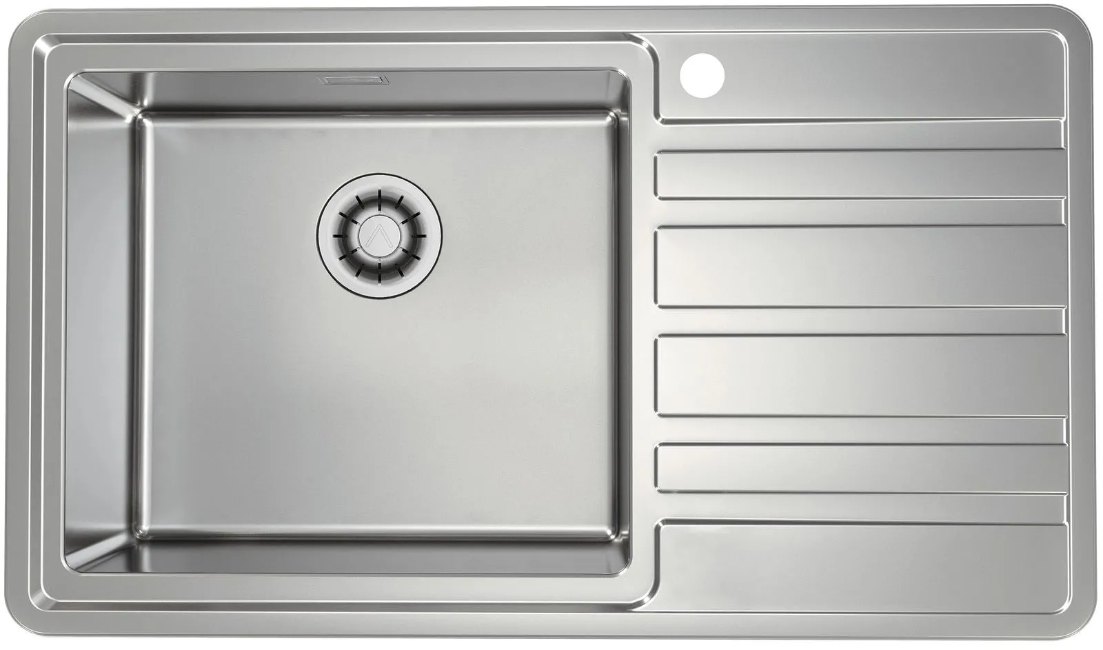 Alveus Rando 50 QC L 860x500 zlew wpuszczany (I) z syfonem (lewy) + syfon Quick Close