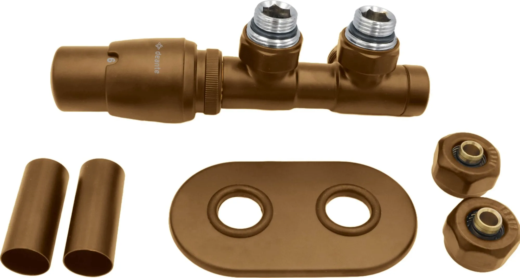 Deante Zawór termostatyczny do grzejnika łazienkowego - lewy