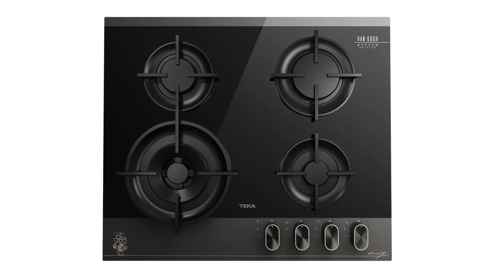 TEKA GBC 64 VB VG Linia Van Gogh Museum. Płyta gazowa na szkle 60 cm z 4 strefami gotowania.