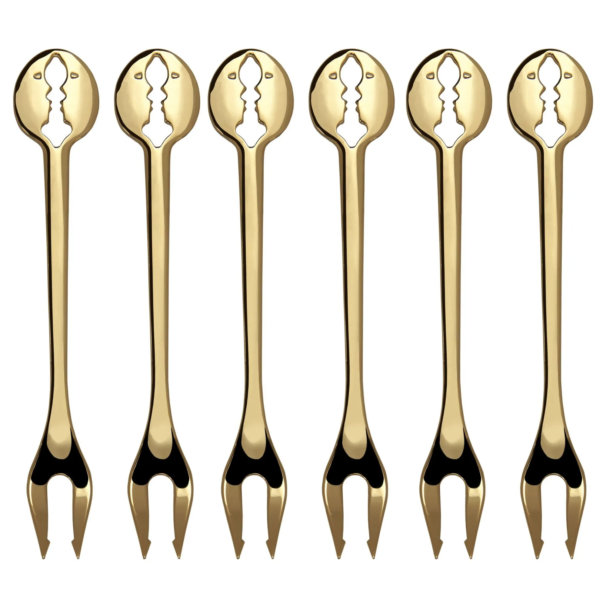 KISS gold pvd - 6 widelczyków