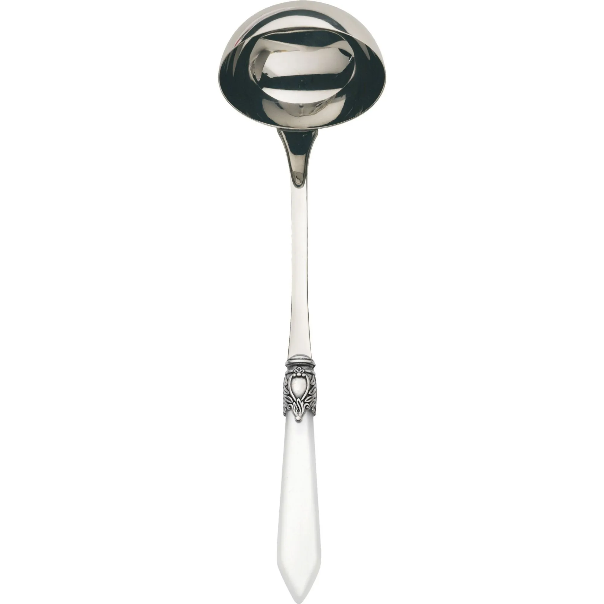 OXFORD Biały - łyżka wazowa