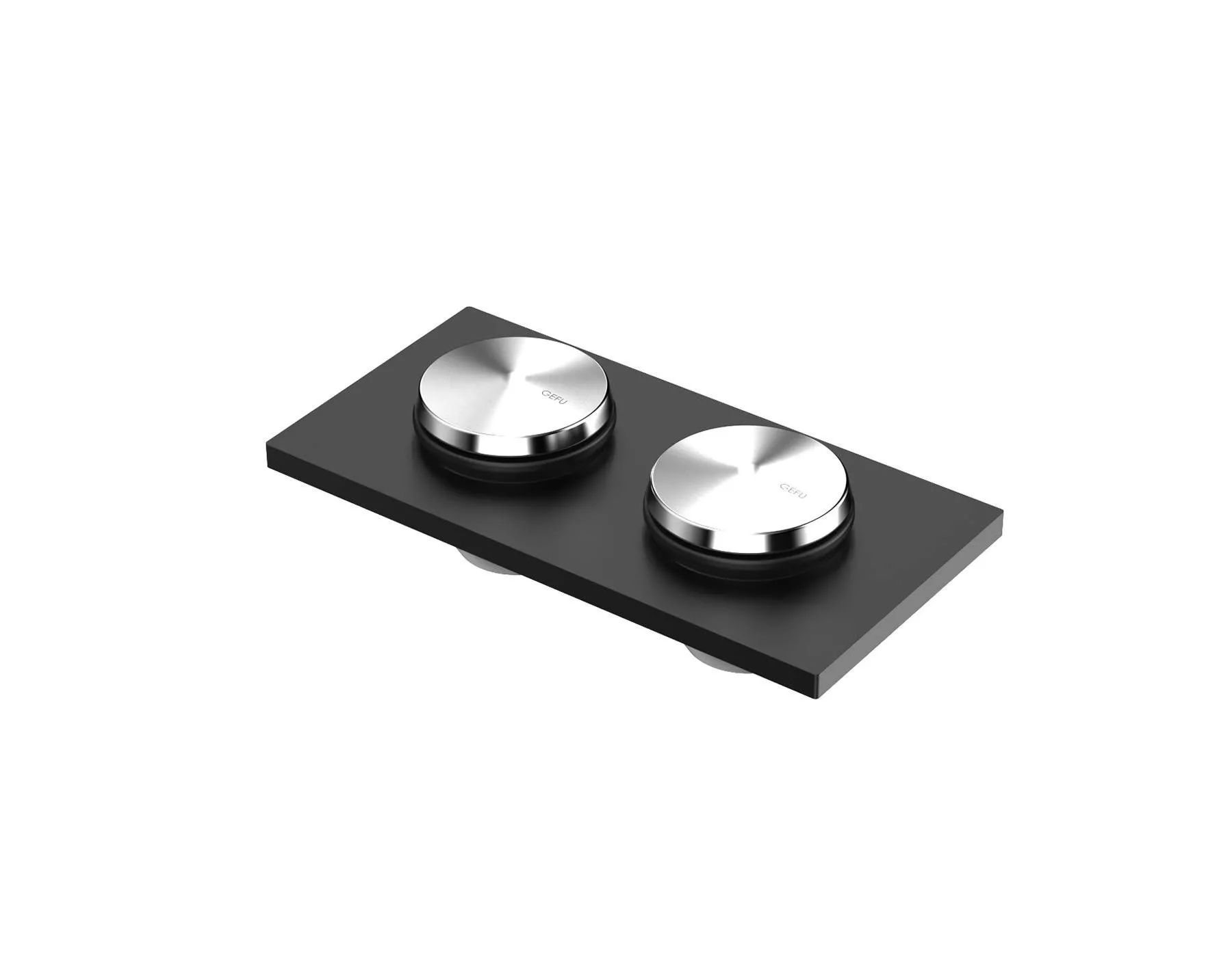 FOSTER 8100701 Zestaw "C" 2 miski terakotowe z pokrywką ze stali nierdzewnej do koryt na akcesoria