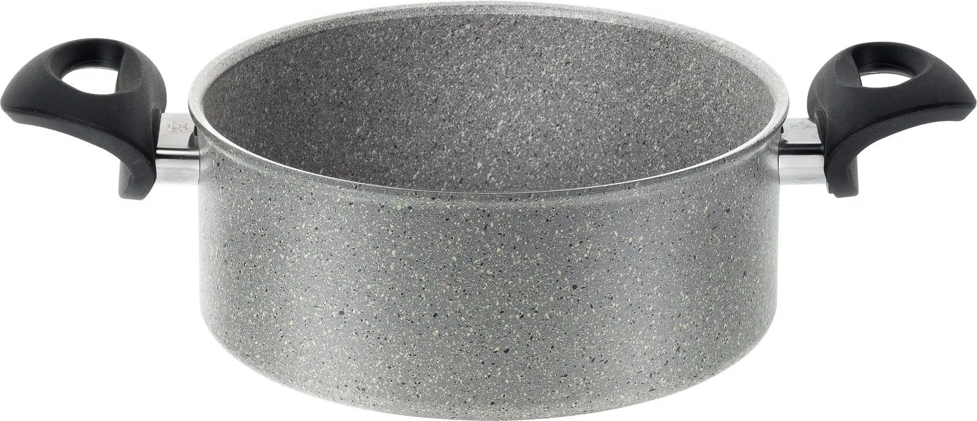 BALLARINI FERRARA Garnek granitowy indukcyjny z 2 uchwytami 24 cm