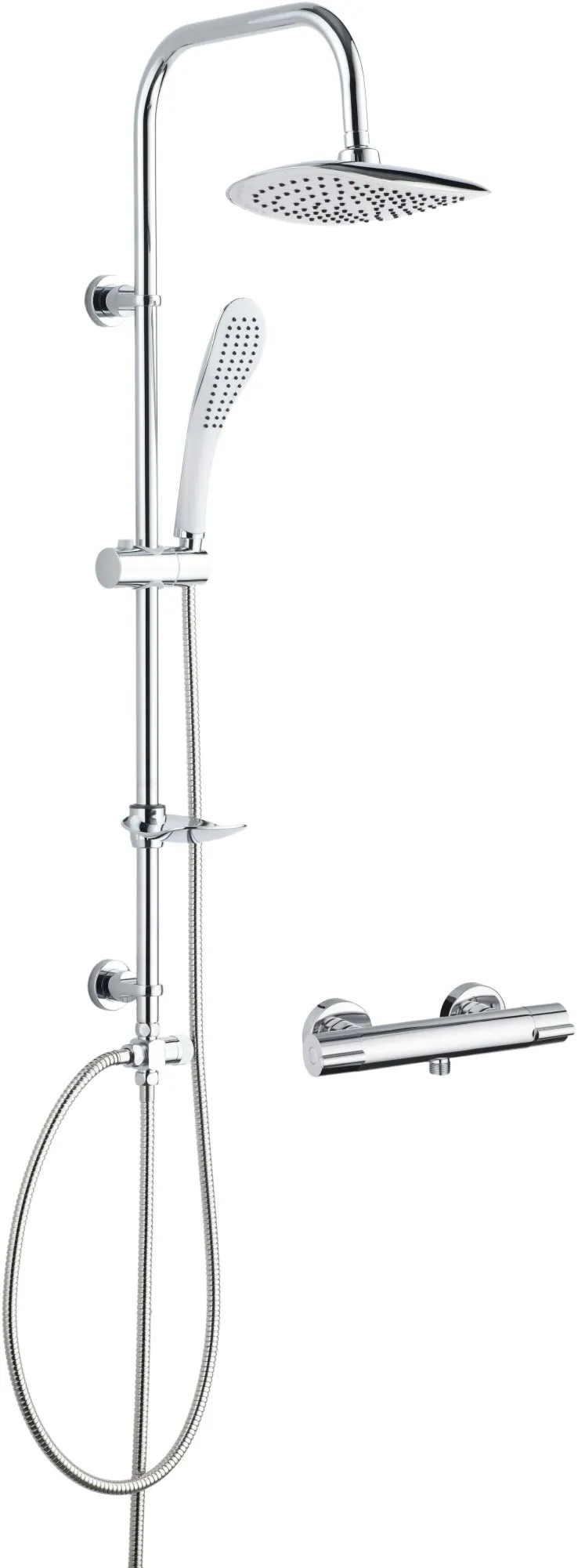 Deante Deszczownica z baterią prysznicową termostatyczną