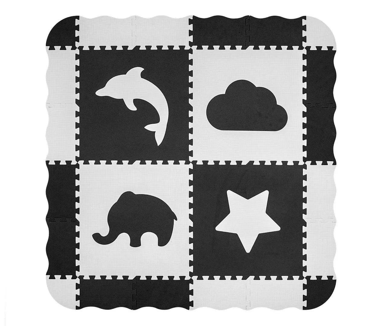 Milly Mally Mata piankowa puzzle Jolly 2x2 - Grey