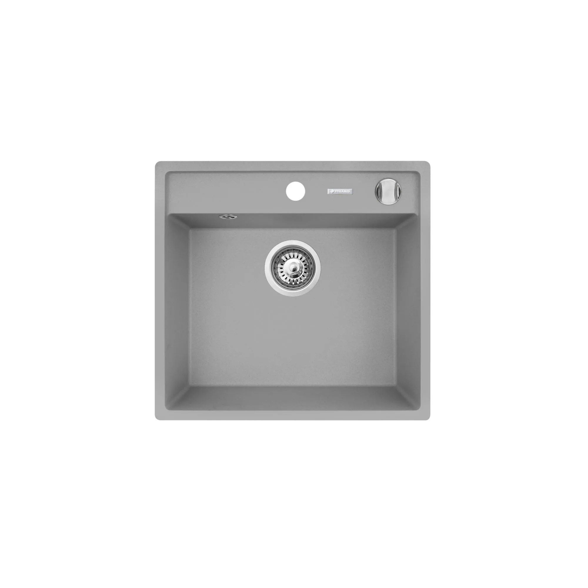 Pyramis Zlew. CAMEA (53x50) 1B szary beton