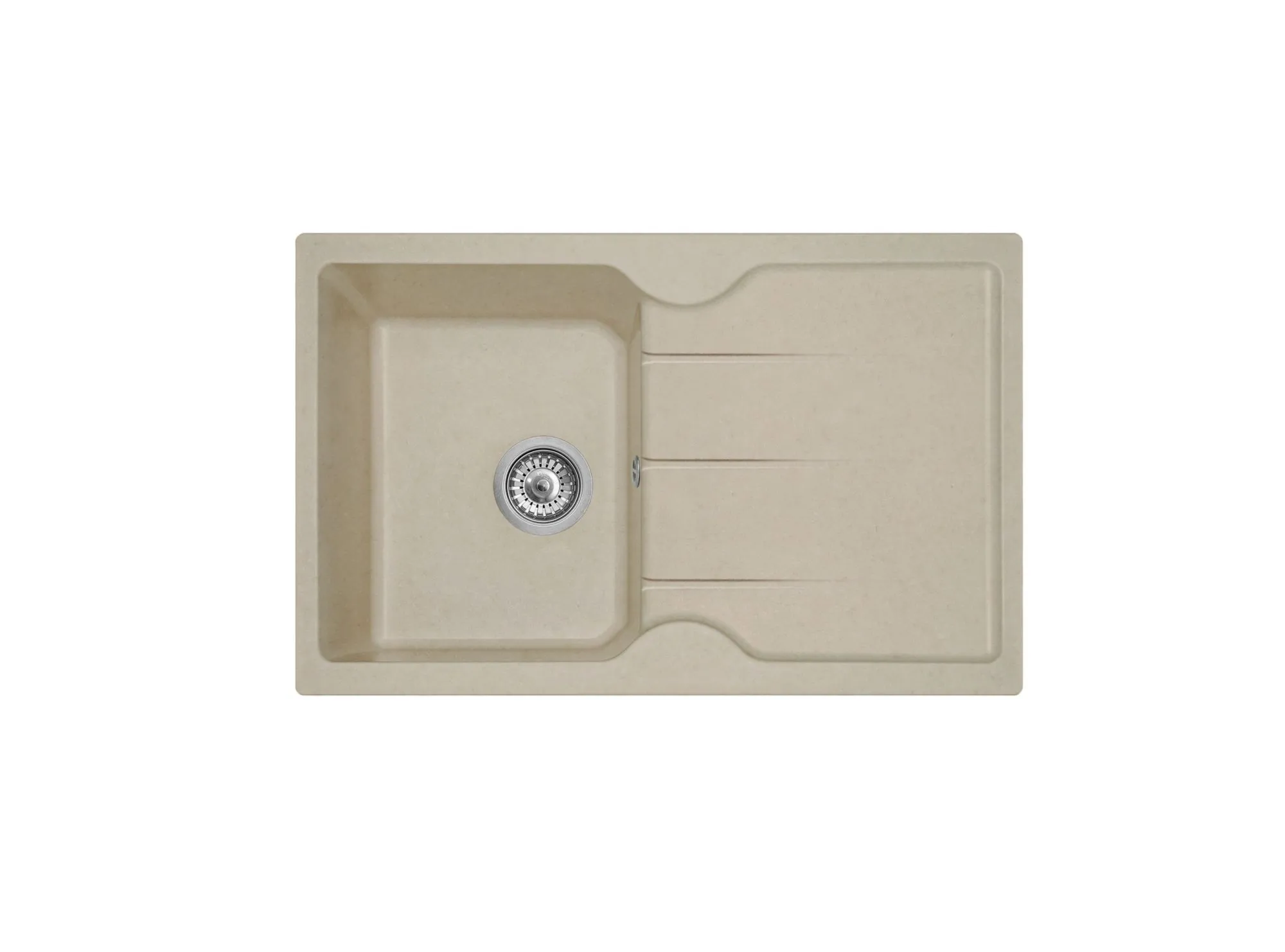 Pyramis Zlew. PORTO 78x50 1B 1D, granit beż