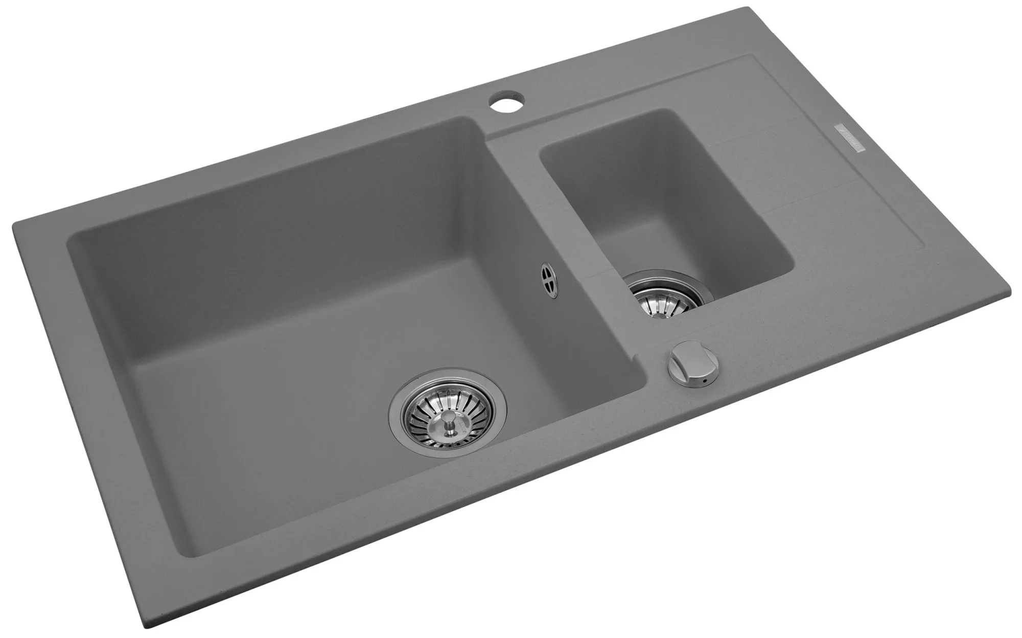 Pyramis Zlew. CODAR (78x48) 1 1/2 B 1D metal aluminium AS