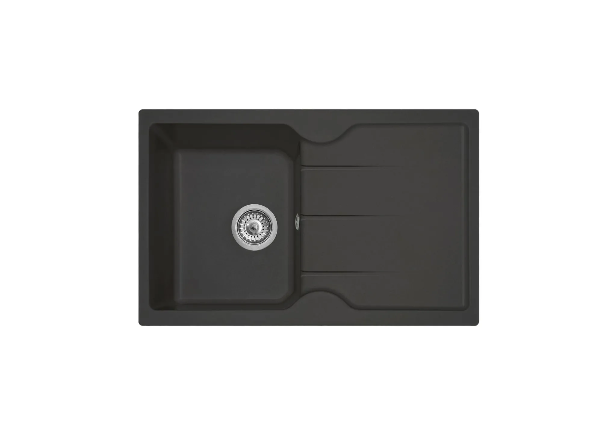 Pyramis Zlew. PORTO 78x50 1B 1D, granit karbon (09)