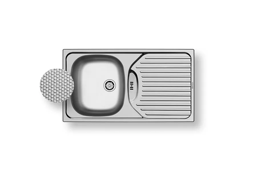 Pyramis Zlewozmywak ET 78 Len semiflat - spust 60 mm