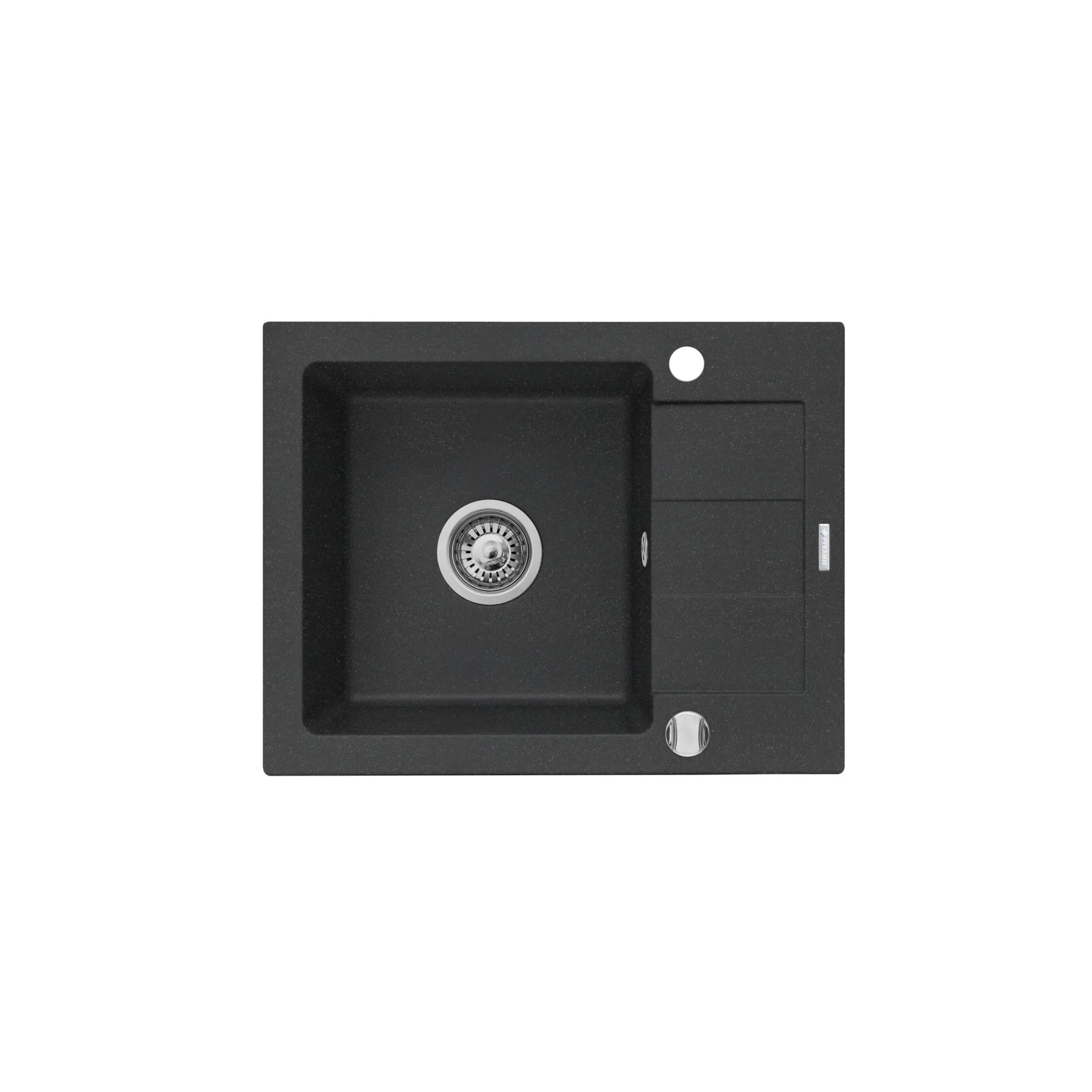 Pyramis Zlew. SPARTA 59x44 1B 1D czarny