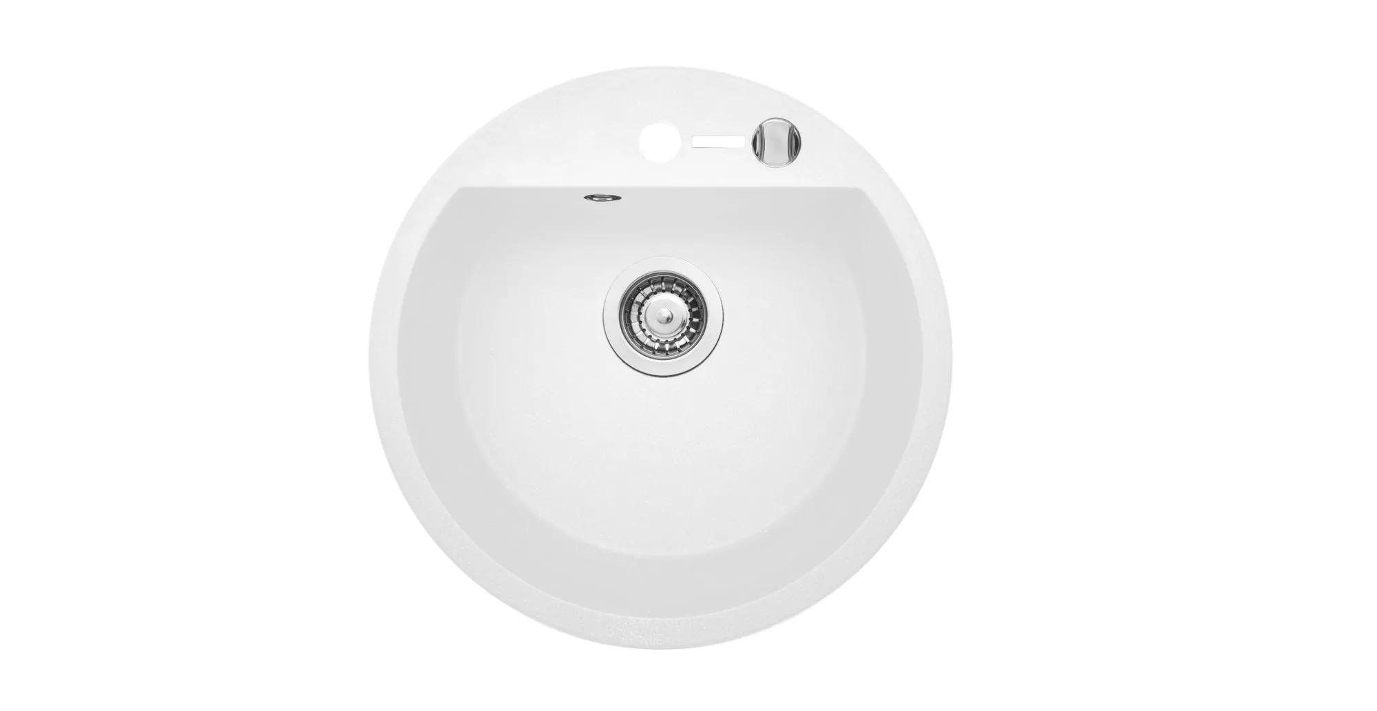 Pyramis Zlew. MIDO SR MINI 1B 1D biały polarny