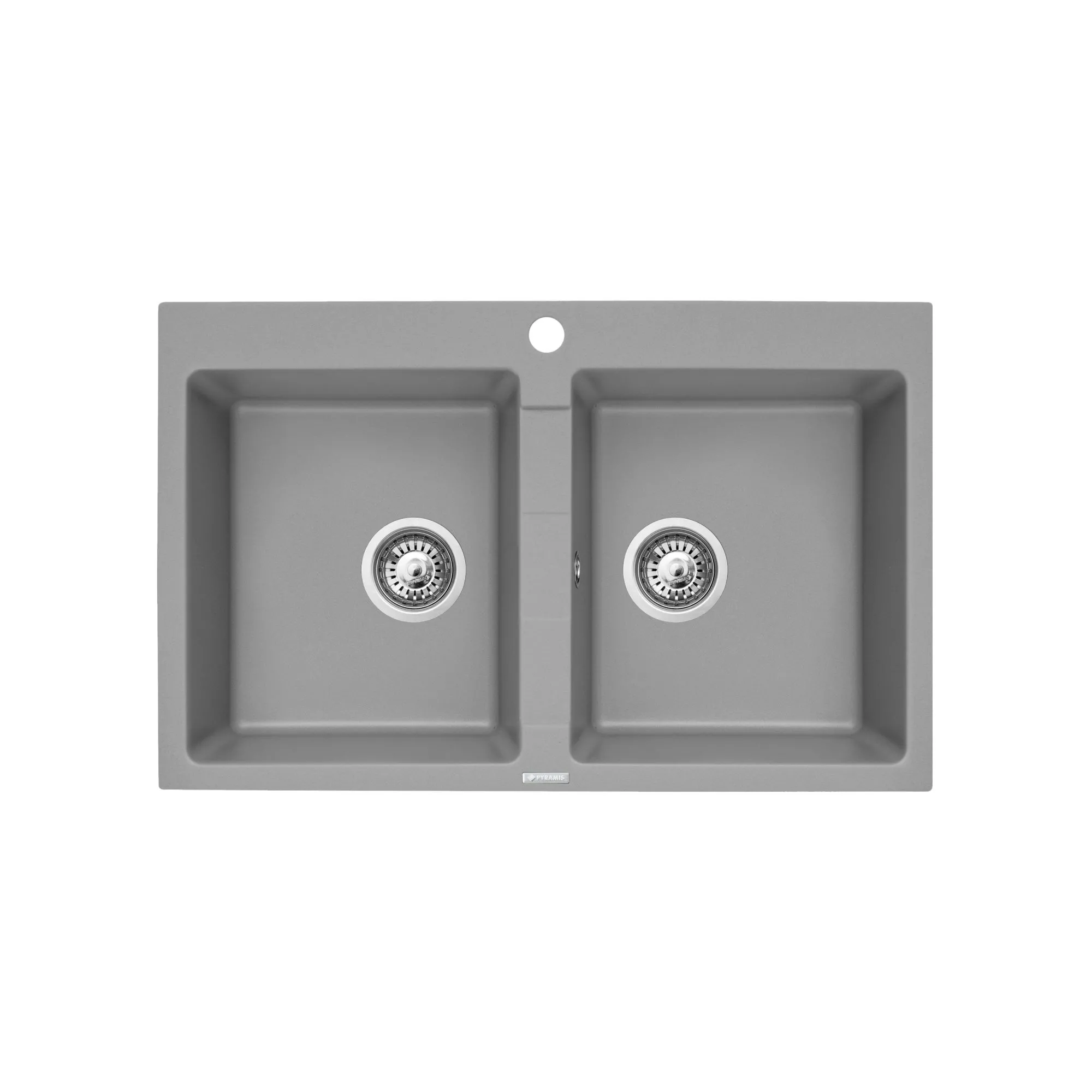 Pyramis Zlew. SPARTA 78x50 2B szary beton