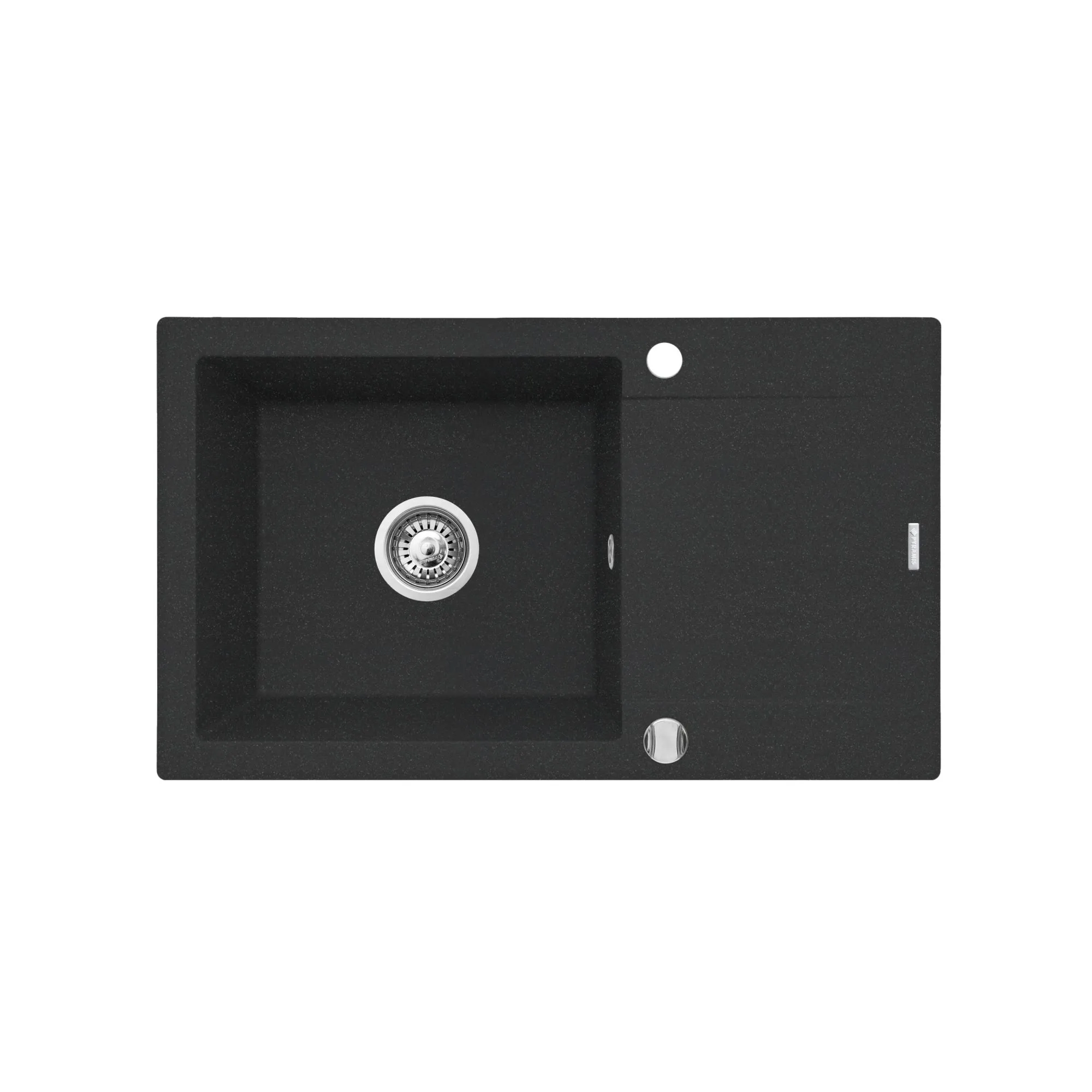 Pyramis Zlew. KORFU 78x46 1B 1D czarny