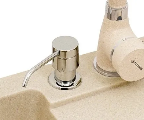 Pyramis Dozownik okrągły chrom