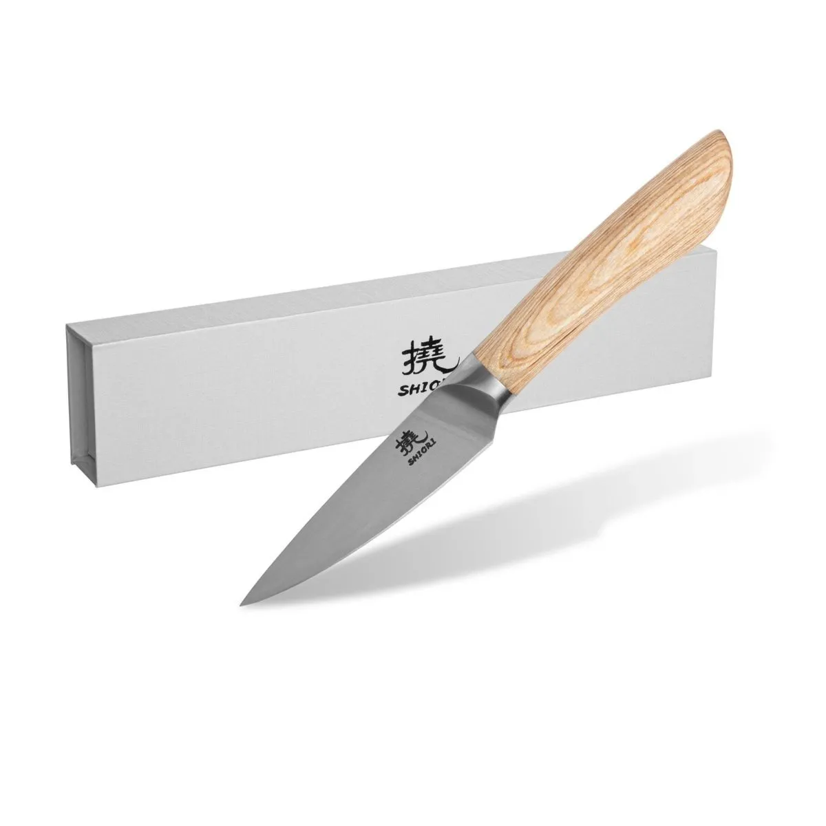 Nóż do owoców i warzyw Shiori 撓 Shōto by Jakub Suchta precyzyjny, mały, wielowarstwowa stal damasceńska