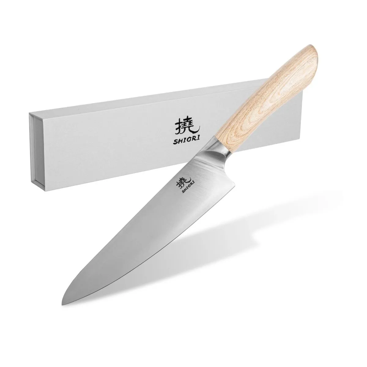 Klasyczny nóż szefa kuchni Shiori 撓 Orību  Sifu wielowarstwowa stal damasceńska