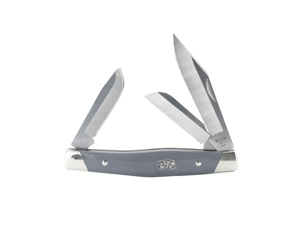 Buck STOCKMAN GRAY ACETAL COPOLYMER 420HC 301GYS2-B