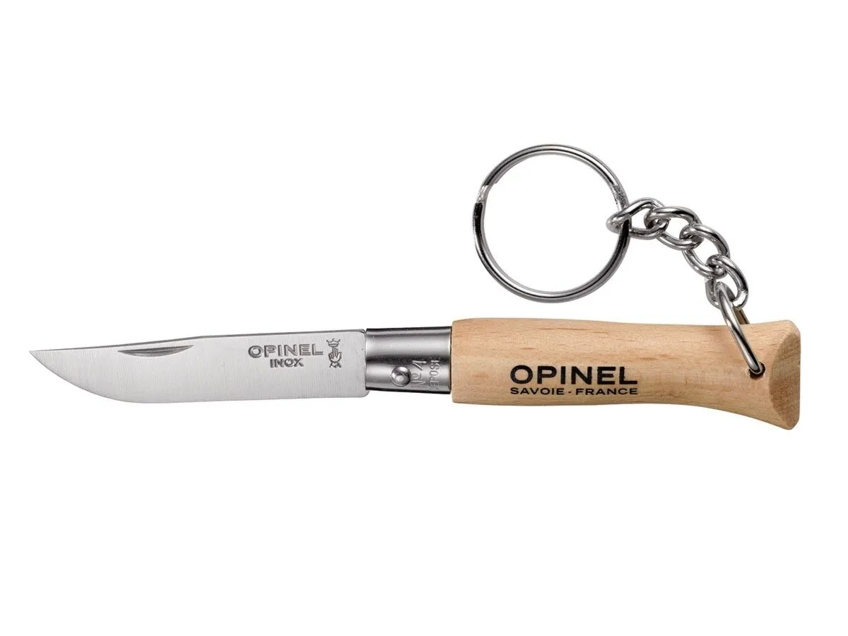 Opinel TRADIZIONE N°04 INOX PORTACHIAVE "NATURAL" (000081)