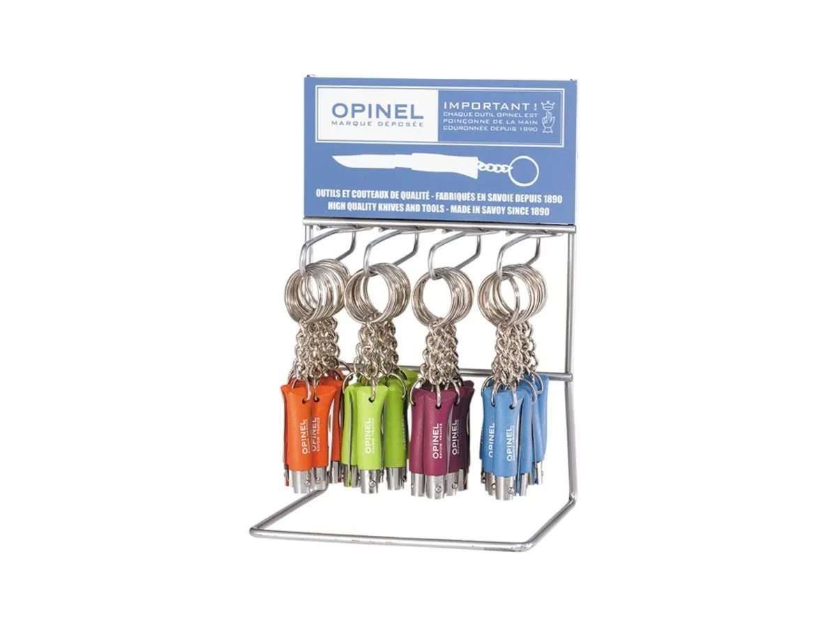 Opinel DISPLAY TRADIZIONE 36 PZ N°02 INOX PORTACHIAVE COLORI ASSORTITI (002278)