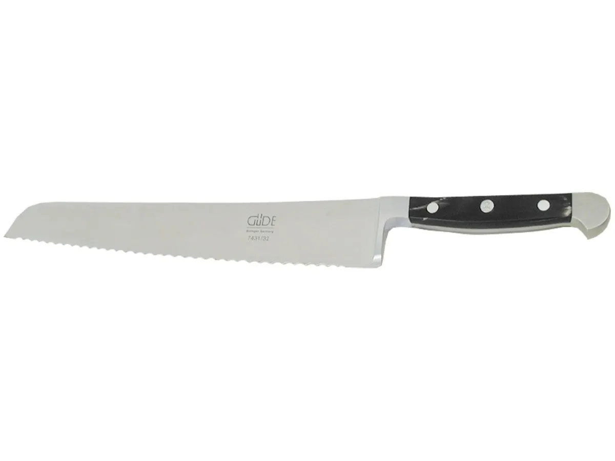 Gude ALPHA CORNO PANE (Bread knife) CM.32 7432/32B