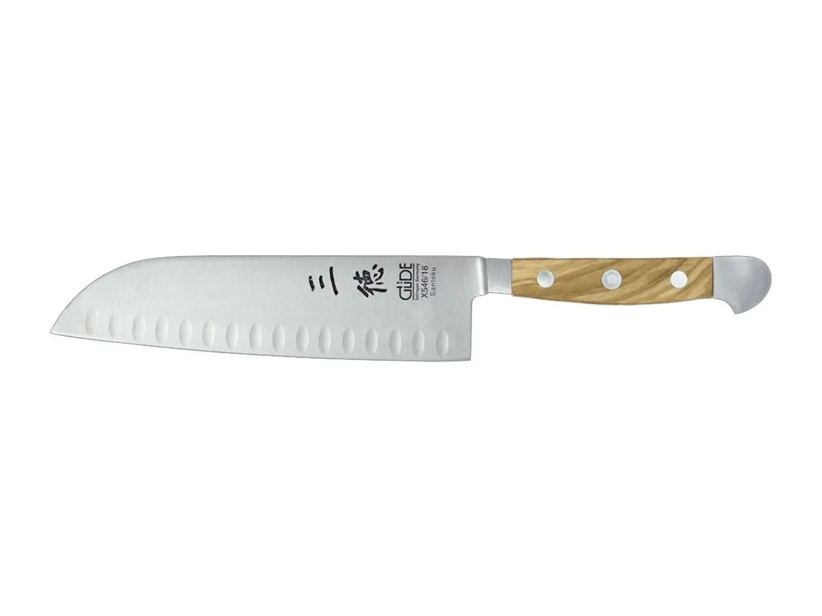 Gude ALPHA ULIVO SANTOKU C/ALVEOLI (Santoku Kulle) CM.18 X546/18