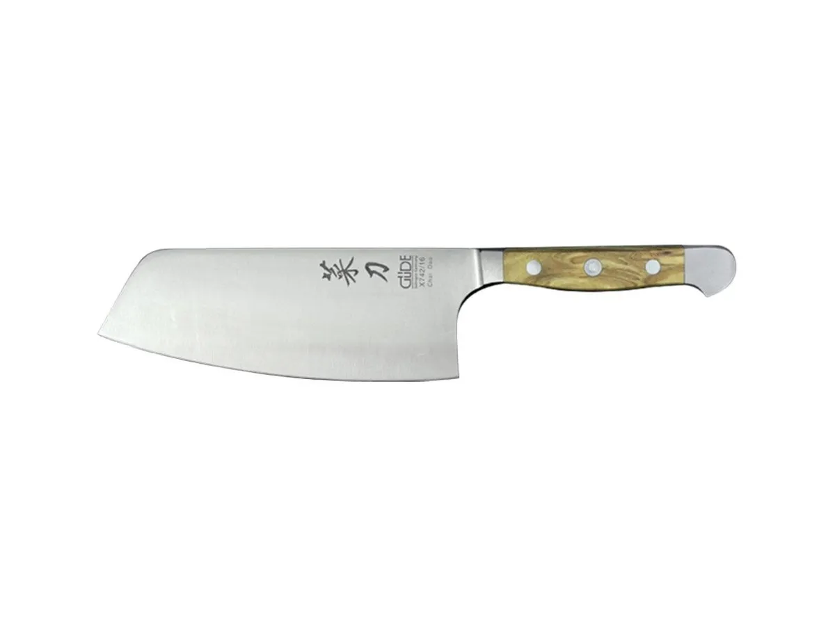 Gude ALPHA ULIVO CHAI-DAO CINESE (Chinese Chef's knife) CM.16 X742/16
